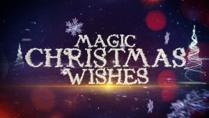 Magic Christmas Wishes Video Displays template preview
