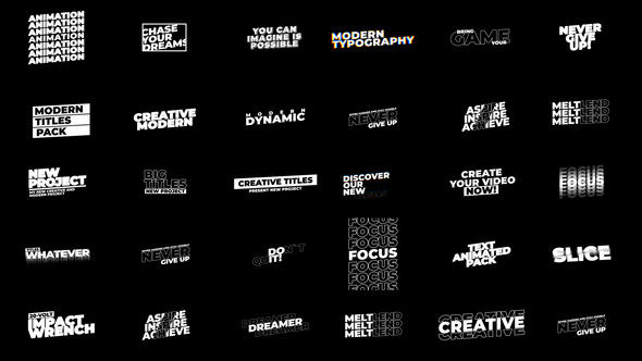 Videohive Glitch Titles Pack | AE Titles template preview