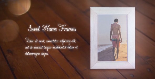 Sweet Home Frames Video Displays template preview