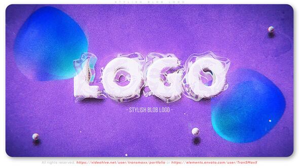 Videohive Stylish Blob Logo Logo Stings template preview
