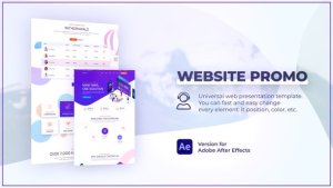 Videohive Website Promo with Devices Mockup Product Promo template preview