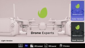 Videohive Drone Logo Reveal 49830916 Logo Stings template preview