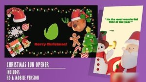 Videohive Christmas Fun Opener Openers template preview