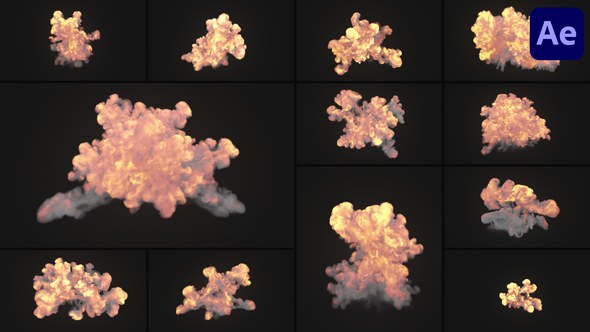 Videohive VFX Fire Elements for After Effects 50717419 Elements template preview