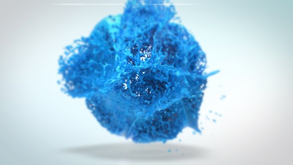 Videohive Splashing Paint Logo Reveal Logo Stings template preview
