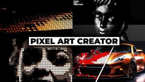 Videohive Pixel Art Creator Openers template preview