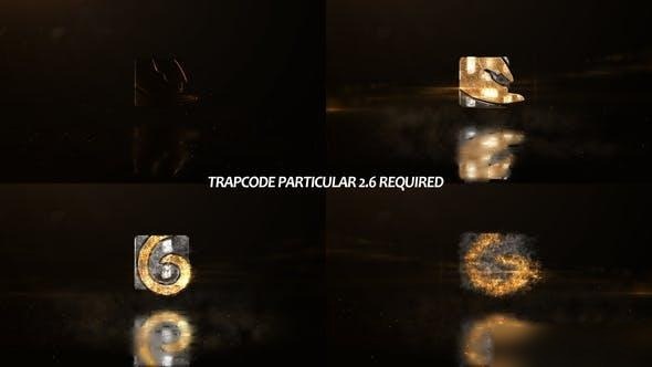 Videohive Glowing Particals Logo Reveal 35 : Golden Particals 11 Openers template preview