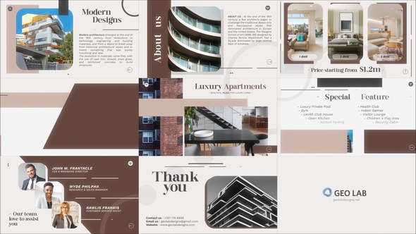 Videohive Luxury Apartments Opener l Real Estate l Property Rental Slideshow Openers template preview