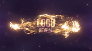 Videohive Particles Swirls Reveal Logo Stings template preview