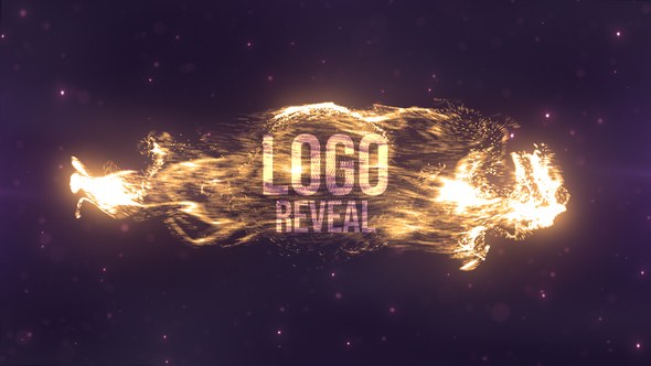 Videohive Particles Swirls Reveal Logo Stings template preview