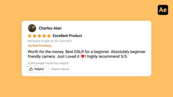 Videohive Review UI Pack Elements template preview