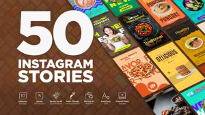 Videohive Food Instagram Stories 41941605 Product Promo template preview