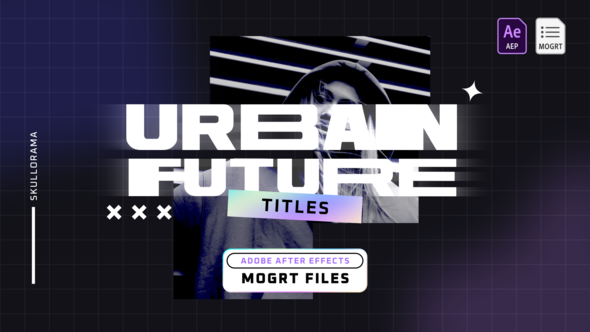 Videohive Urban Future Titles Titles template preview