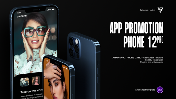 Videohive App Promo | Phone 12 Pro Product Promo template preview