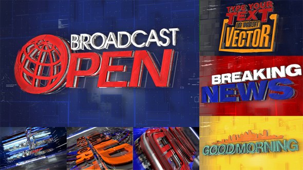 Videohive Broadcast Open Openers template preview