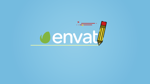 Videohive Pencil Logo Reveal Pack Logo Stings template preview
