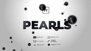 Black Pearls Awards Titles | Light Version MOGRT Premiere Pro template preview
