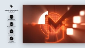 Videohive Fragments Logo Reveal Logo Stings template preview