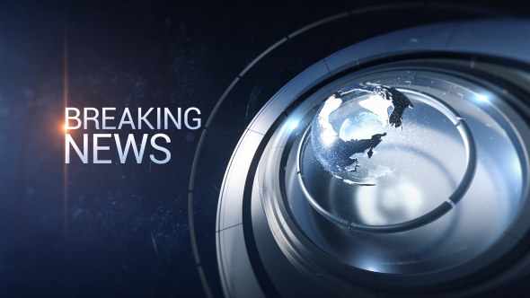 News Intro 2 Video Displays template preview