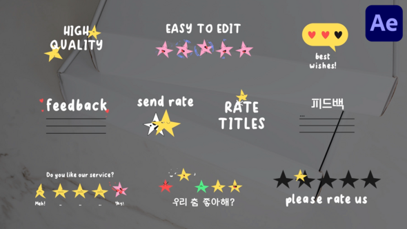 Videohive Holiday Rate Titles | After Effects Titles template preview