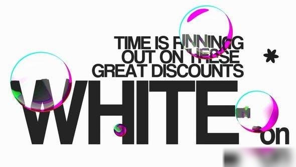 Videohive Bubble & Typo Opener Openers template preview