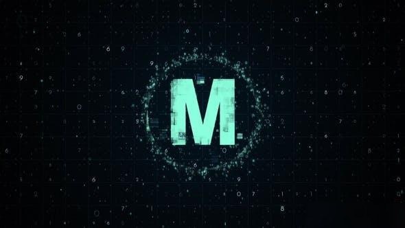 Videohive Numbers Logo Reveal Logo Stings template preview