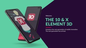 Videohive The 10 & X for Element 3D Product Promo template preview