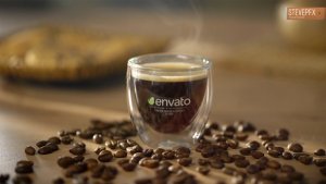 Videohive Coffee Espresso Logo Mockup Opener Product Promo template preview