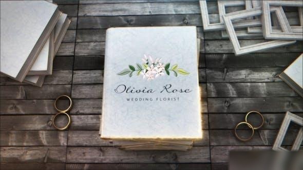 Videohive Wedding Book Logo Reveal Openers template preview