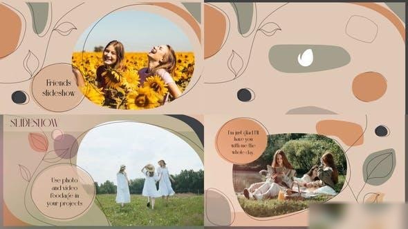 Videohive Friends Slideshow for After Effects Openers template preview