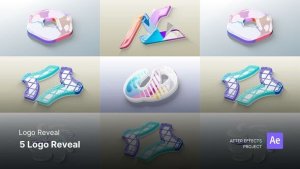 Videohive Logo Reveal - 5 Logo Reveal After Effects Project Files Product Promo template preview