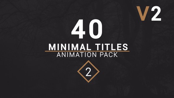MInimal Titles Video Displays template preview