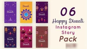 Videohive Happy Diwali Instagram Story Pack Openers template preview