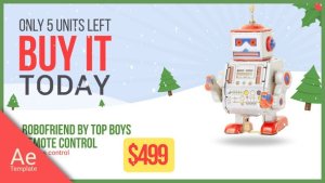 Christmas Sale Video Displays template preview