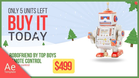 Christmas Sale Video Displays template preview