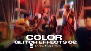 Videohive Color Glitch Effect 02 Ae Elements template preview