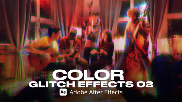 Videohive Color Glitch Effect 02 Ae Elements template preview