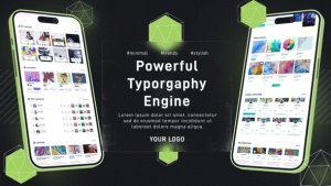 Videohive Glass Minimal App Promo Product Promo template preview