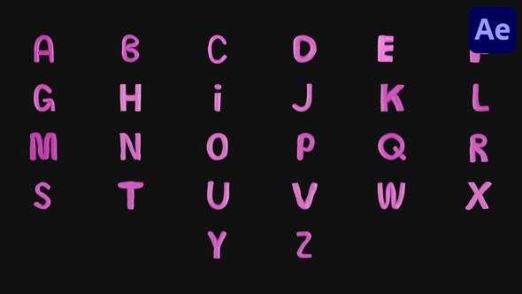 Videohive Plasticine Animated Typeface | After Effects Elements template preview