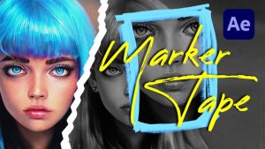 Videohive Marker & Tape Transitions Vol. 1 Broadcast-packages template preview