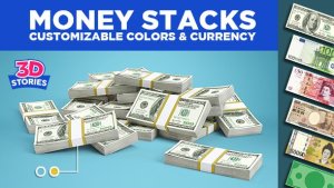 Money Video Displays template preview