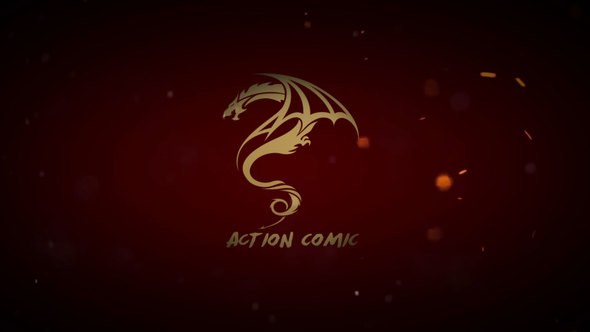 Videohive Action Comic V.1 Video Displays template preview