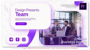 Creative Business Agency Slideshow Premiere Pro template preview
