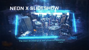 Videohive Neon X Slideshow Video Displays template preview