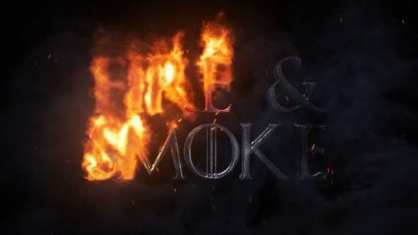 Videohive Burning Metal Logo Logo Stings template preview