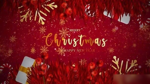 Videohive Merry Christmas And Happy New Year Opener 3 Openers template preview