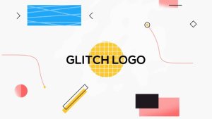 Videohive Shape Glitch Logo Reveal Logo Stings template preview