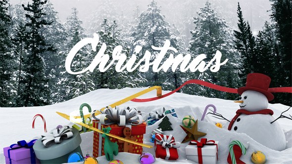 Christmas Video Displays template preview
