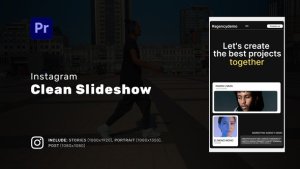 Instagram Clean Slideshow for Premiere Pro Premiere Pro template preview