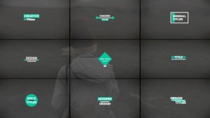 Videohive Simple Titles | AE 50607075 Titles template preview